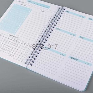 Anteckningar Anmärkningar Universal Coil Notebook Multifunktionell memo Pad Smooth Writing A5 Daily Weekly Planner Coil Book Time Management X0715