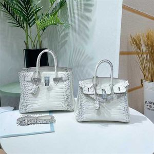 Bolsa de bolsa artesanal luxuris bolsa de couro de couro feminino saco feminino crossbody saco feminino crocodilo diamante botão feminina saco cy cy