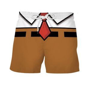 Herren-Shorts, Herren-Bademode, Shorts, Anime, 3D-Surfbrett, kurz, Kind, lässig, Strand-Shorts, Herren-Badehose, Masculina, Badeanzug, Sporthose, Slip, Junge, 230715