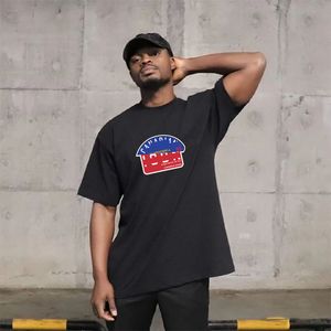 남성 디자이너 T 밴드 T 셔츠 패션 블랙 흰색 짧은 슬리브 럭셔리 문자 패턴 티셔츠 크기 xs-4xl#ljs50