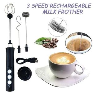 1 Set, Electric Milk Frother, Electric Coffee Blender, Frother, Handheld Eggbeater, Foam Maker, Creative Electric Whisk, Electric Coffee Mixer, Milk Whisk, Kitchen Tools,