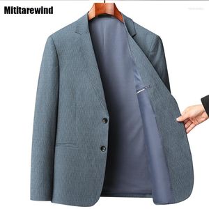 メンズスーツブランドシングル胸スーツジャケット韓国ファッションスマートカジュアルブレザー