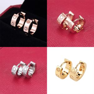 Designer-Ohrstecker, berühmte Ohrringe für Damen, Gold-Ohrring-Design, Party, Hochzeitsgeschenk, Designer-Creolen, hochglanzpoliert, hochwertiger Modeschmuck, ohne Box