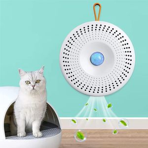 Other Cat Supplies Litter Box Odor Eliminator Pet Toilet Air Purifier Ozone Anion Generator Sterilization Deodorant For Tray Product 230717