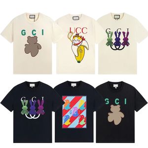 23SSメンズTシャツLUXURYS女性デザイナーTシャツ印刷短い夏のファッションカジュアルレターデザイナーTシャツビッグサイズS-5XL