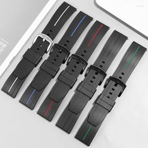 Watch Bands Universal Replacement Rubber Strap 18/19/20/21/22/23/24mm Men's And Women's Silicone Watchband