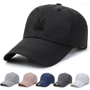 Bonés de bola primavera outono moda ao ar livre beisebol para homens mulheres carta bordado boné masculino feminino hip hop snapback chapéu atacado