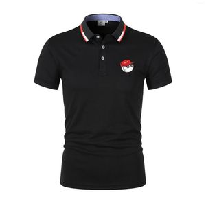 Erkek Polos Yaz ve Kadın Polo Gömlekleri Sıradan Nefes Alabilir Stand Yakası Kısa Kollu Moda Açık Hava Beyzbol T-Shirt