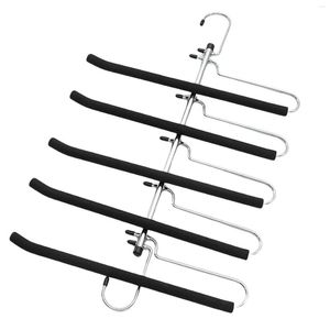 Hangers Multi-Layer Sponge Non-Slip Trouser Non-Marking Clothes Rack For Bedroom