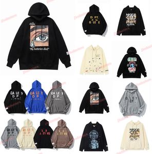 Designer Galleries Hoodies Depts Hoody Luxury Hoodies Pullover Sweatshirts Loose Long Sleeve Hooded Jumper Mens Womens Fashion Streetwear Lovers Tops Clothing