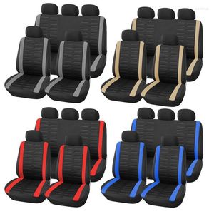 Car Seat Covers Universal Automobiles Comfortable PU Leather Cushions Protectors Auto Water Proof Seats For Vehicles