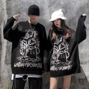 Camisolas Masculinas Unissex Hip Hop Punk Oversized Harajuku Roupas Masculinas Streetwear Roupas Masculinas Casal Camisola Moda Agradável