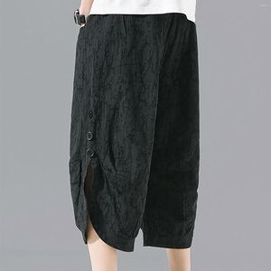 Men's Pants For Men Fashion Summer Autumn Straight Cotton Seven Point High Street Harajuku Sweatpants Clothing