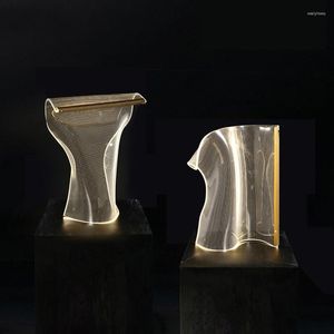 Table Lamps Nordic Creative Designer Light Guide Desk Lamp Living Room Decoration Bedroom Bedside Home Decor Led Fixtures