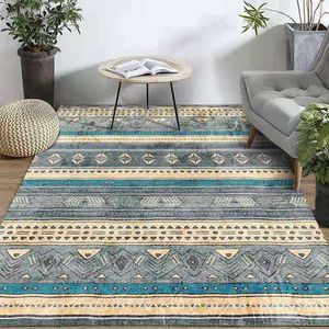 Carpets Bohemian Carpet European Bedroom Retro Living Room Coffee Table Floor Carpet Ethnic Style Home Decor Carpet R230717