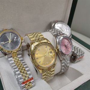 다이아몬드 시계 운동 시계 고품질 데이트 주행 Montre Homme 28/31mm 36/41mm Reloj de Lujo Valentine S Day Gifts AAA Watch 126334 DH03 C23