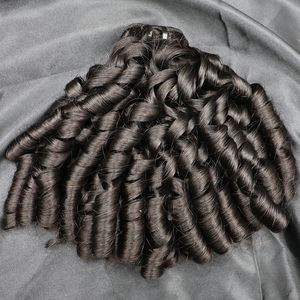 3 Bundles Deal Pixie Curly 100 % vietnamesische rohe Echthaar-Bündel, unverarbeitete natürliche Haarverlängerung