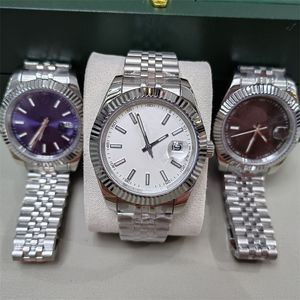 Clássico relógio perfeito designer relógios masculinos tradicionais 28/31mm diamante orologio 36/41mm pulseira banhada a prata relógios aaa elegantes de alta qualidade dh03 C23