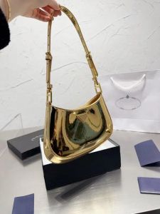 حقائب Women Hobo Handbag الأزياء الأزياء الأكياس الأكياس اللامعة براءة اختراع جلدية كروسة السير من حقائب فاخرة المصمم