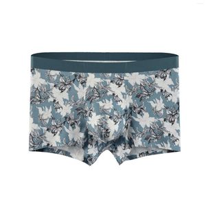 Underpants 9PCS Modal Underwear Men's Four Seasons Universal Breathable Skin-friendly Male's Boxer Shorts Mid-waist Printed Boxers Pants