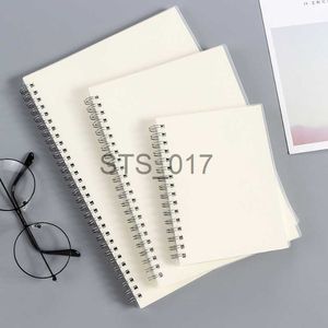 Blocos de notas Notas A5 A6 B5 Livro em espiral Bobina Caderno de tarefas Forrado PONTO Grade em branco Papel Diário Caderno de esboços para material escolar Artigos de papelaria x0715