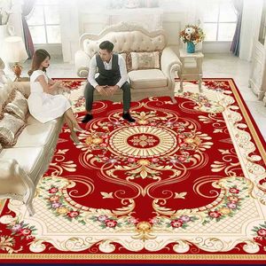 Mattor Vintage Bohemian Carpet for Living Room Rectangle Area Rugs Persian Style Rectangle Area Rugs Soft Non-Slip Bedroom Study Mats R230717