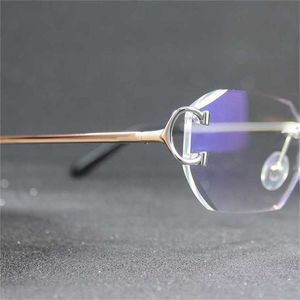 48 % RABATT Trenddesigner-Fingerabdruck-Carter-Piccadilly-Klarglasrahmen für trendige, einzigartige Luxusbrillen zum Lesen von Computern für Damen und HerrenKajia Neu