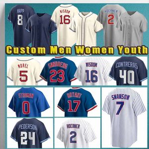 8 Ian Happ 7 Dansby Swanson 야구 Cody Bellinger Jerseys Christopher Morel 0 Marcus Stroman 35 Justin Steele Seiya Suzuki Cubs Kyle Hendricks Nick Madrigal Davis