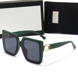 lenças de luxo lentes de lentes polaroid letas femininas masculam óculos sênior para mulheres com óculos de moldura de óculos de sol vintage de metal com caixa e cartão