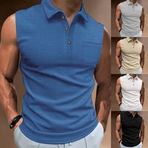 Mens Tank Tops Colete sem mangas de verão Moletom Fitness training sportswear Top Tshirt Casual musculação 230717