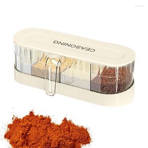 Storage Bottles Seasoning Box Spice Container Tool For Kitchen Tools Gadgets Portable With Lid