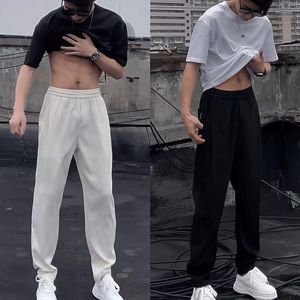 Männer Hosen Sommer Beständig Solide Kleine Fuß Casual Für Männer Vielseitige Kleidung Y2k Streetwear Cargo Mann