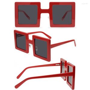 Okulary przeciwsłoneczne Belight Optyczne Kolorowe duże kwadrat kobiety Mężczyźni Uv400 Ochrona Vintage retro octanowy klip z obudową Oculos 9600