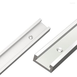 Set di utensili manuali professionali Pista da tavolo in alluminio per la lavorazione del legno Sega binario di guida T Slot Tracks Mitra Gauge Chute Bar Slider Tools