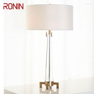 Masa lambaları ronin modern kristal lamba led nordic beyaz yaratıcı başucu masası ışık dekoru ev oturma odası yatak odası el