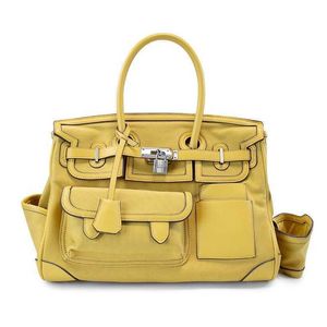 Luxurys Handbag Top Bag Platinum High Capacity Cross Shoulder Handheld Zipper Travel Outdoor Multi Port Tote Canvas Genuine Leather