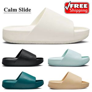 Designer Slide 2023 Calm Fashion Sandals Sail Geode Teal Jade Ice Sesame Black Outdoor Beach Mens Women Slipper Dad Sliders811 RS811
