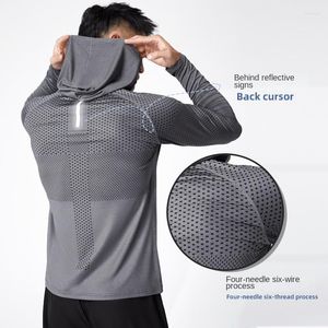 Men's Hoodies Autumn And Winter Outdoor Fitness Running Men's Basketball Ball Leggings Cationic Hooded Hoodie Shipment Long Sleeves