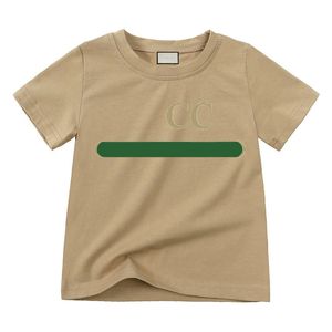 camiseta infantil branca de manga curta infantil camiseta de designer infantil meninos meninas gola redonda algodão puro camiseta estampada clássica roupas infantis de alta qualidade a1