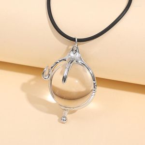 Collane con ciondolo Collana Anime Cosplay Sfera di vetro Accessori per gioielli Puntelli Regalo per ragazza Donna all'ingrosso