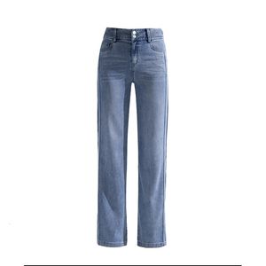 Jeans femininos 2023 moda all match casual de alta qualidade l230715