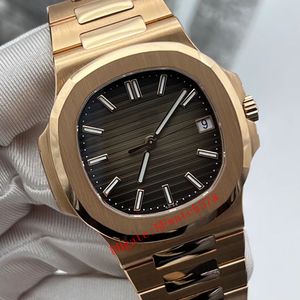 Men Watch AAA Dial 40mm Automatic Mechanical Dorsal Translucency Stainless Rose Gold Waterproof Mens Watch