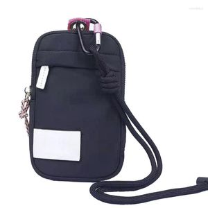 Chains High Quality Luxury Bag Black Phone Pouch Wallet Waterproof Strap Multipurpose Lanyard Organizer