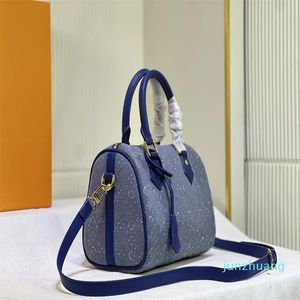 Designer - Bolsas de ombro Corrente Alça de couro Couro de vaca em formato natural Mini bolsas femininas Boston Bolsa tiracolo