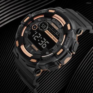 Armbandsur Casual Sports Watch Waterproof Electronic High Quality Digital for Men Outdoor