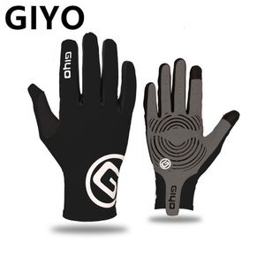 Sports Gloves GIYO Touch Screen Long Full Fingers Gel Sports bike Cycling Gloves MTB Road Bike Riding Racing Gloves Women Men Bicycle Gloves 230716
