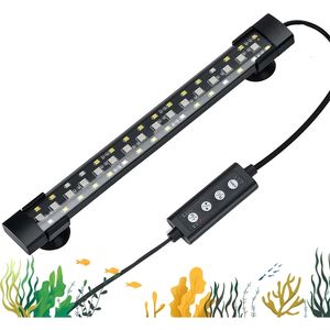 Iluminação de aquários Aquário Luz submersível Lâmpada subaquática Full Spectrum Dimmer Controller WRGB Grow Led para peixes 230715