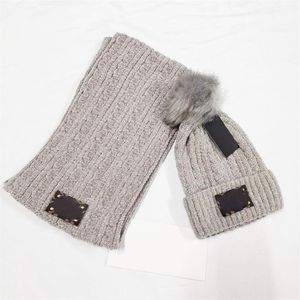 Шарф для зимней шапочки для женщин для женщин вязаные на открытом воздухе теплые шарфы шляпы с сенсорным экраном, наборы с коза бобов 326d