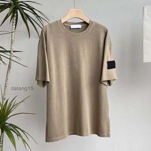 Stones Island Tees Tshirt Summer Fashion Mens Womens Designers T Shirts Long Sleeve Tops Luxurys Letter Bomull Tshirts Clothing Polos korta kläder 89hu