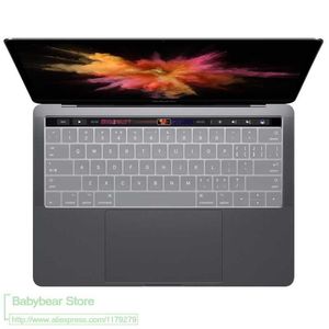 أغلفة لوحة المفاتيح لـ Pro 13 15 13.3 15.6 Touch Bar A1706 A1707 A1989 A1990 US English Keyboard Cover Cover Skin Cover R230717